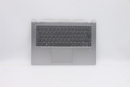 Lenovo Yoga 530-14IKB Keyboard Palmrest Top Cover Slovenian Platinum 5CB0R08469