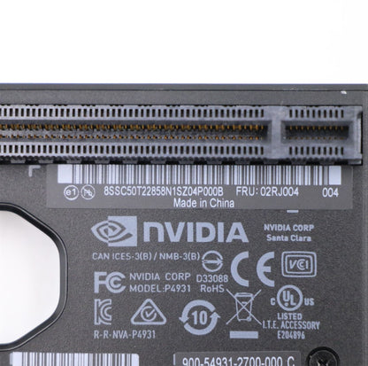 Lenovo NV link 2 slot bridge RTX6000 02RJ004