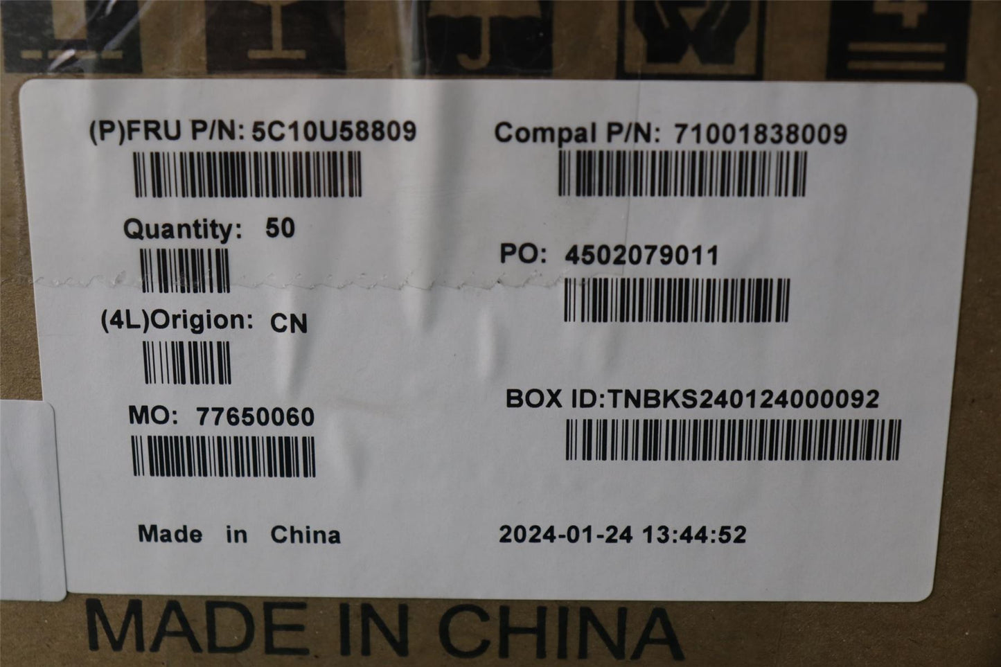 Lenovo H-CONN SET M/B-TOUCH TEFLON 5C10U58809