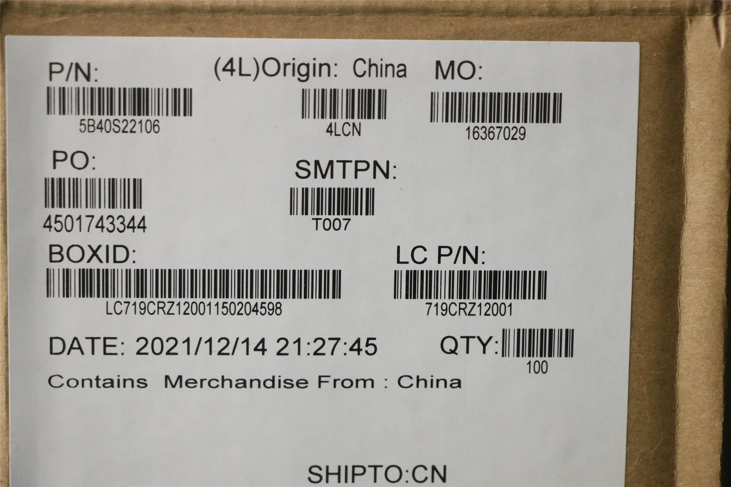 Lenovo Bracket L 82L0 TYPE_C 5B40S22106