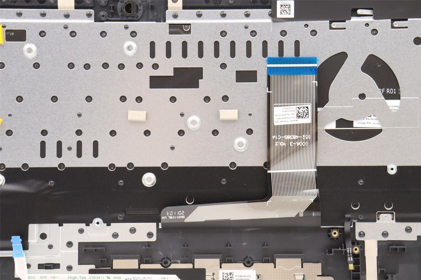 Lenovo IdeaPad 3 16IAH7 Palmrest Cover Touchpad Keyboard Hungarian 5CB1J09566