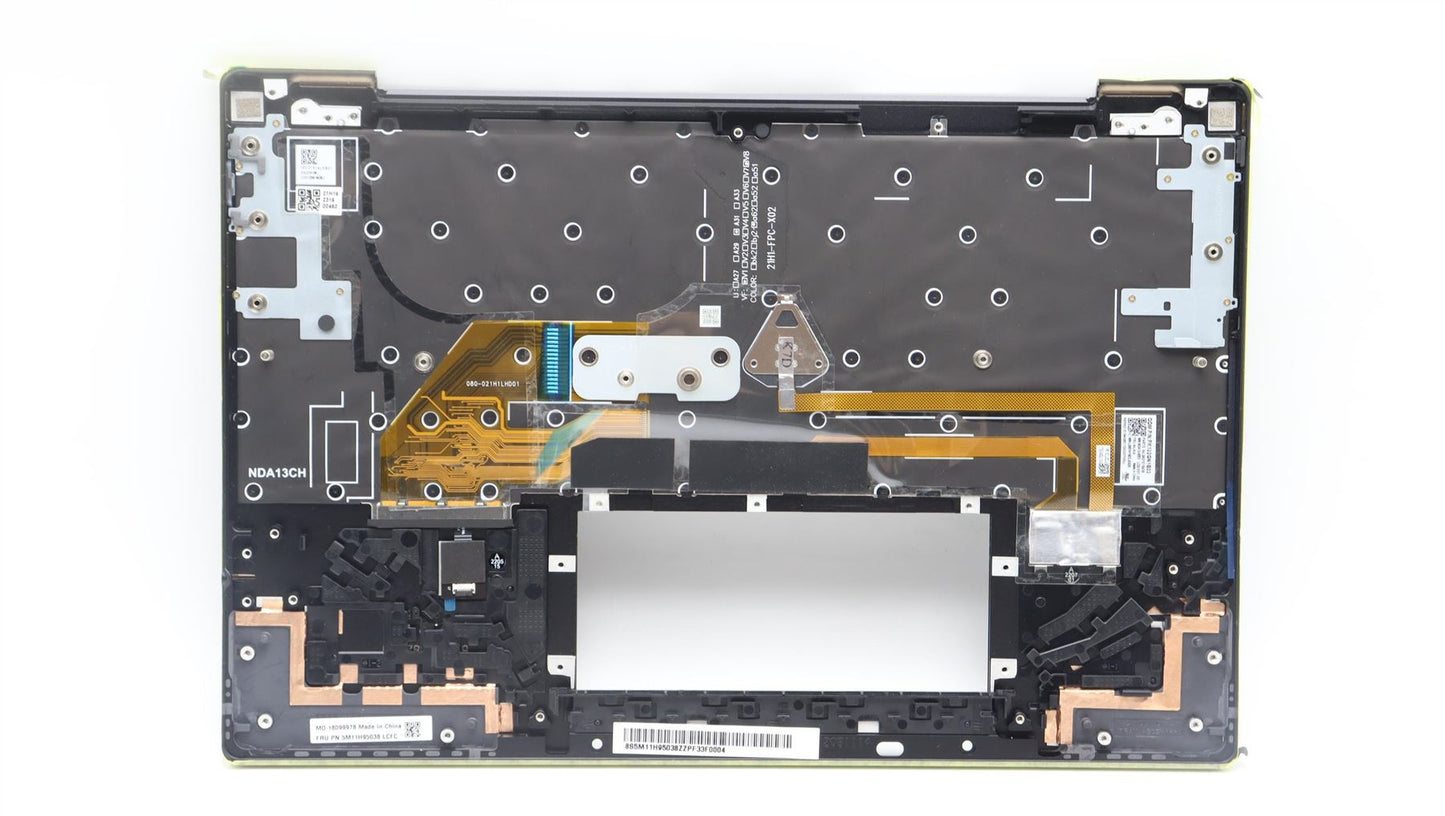 Lenovo ThinkPad Z13 Gen 1 Keyboard Palmrest Top Cover Estonian 5M11H95038