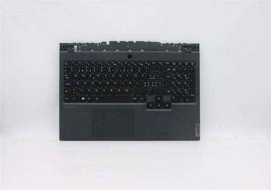 Lenovo Legion 5-15ARH05 Palmrest Touchpad Cover Keyboard Swiss Grey 5CB0Z27690