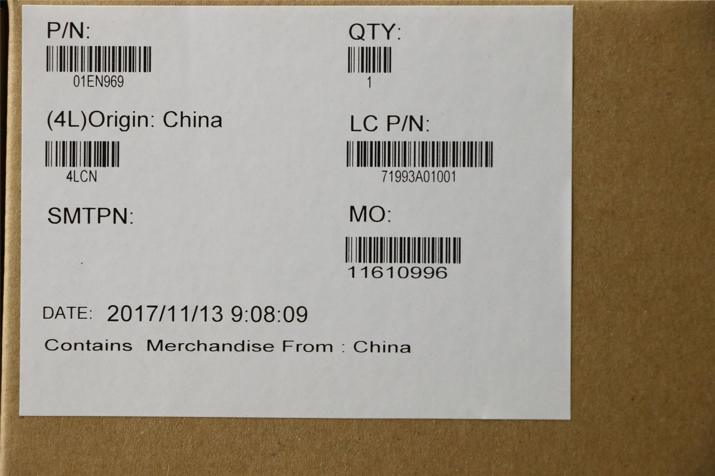 Lenovo LCD Rear, BLK, plastic, Touch 01EN969