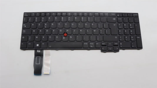 Lenovo ThinkPad L15 4 P16s 2 P16v 1 T16 2 Keyboard Belgian Black 5N21K05010