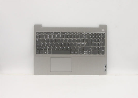 Lenovo IdeaPad 3-15ITL05 Palmrest Cover Touchpad Keyboard Nordic Grey 5CB1C17281