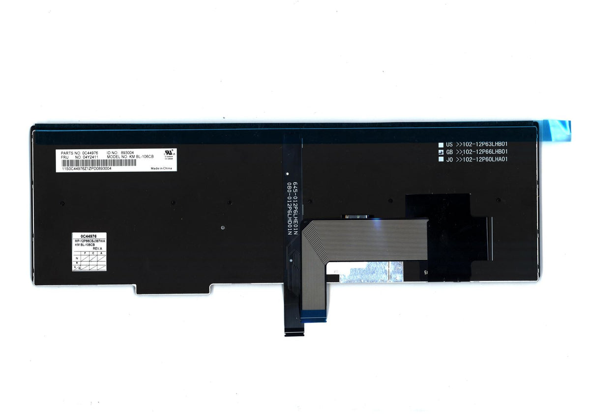 Lenovo ThinkPad T540p W540 T550 W550s W541 T560 P50s Keyboard Slovakian 04Y2411
