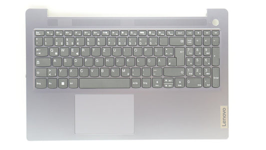 Lenovo IdeaPad 3 15ABR8 Palmrest Cover Touchpad Keyboard German Grey 5CB1K96891