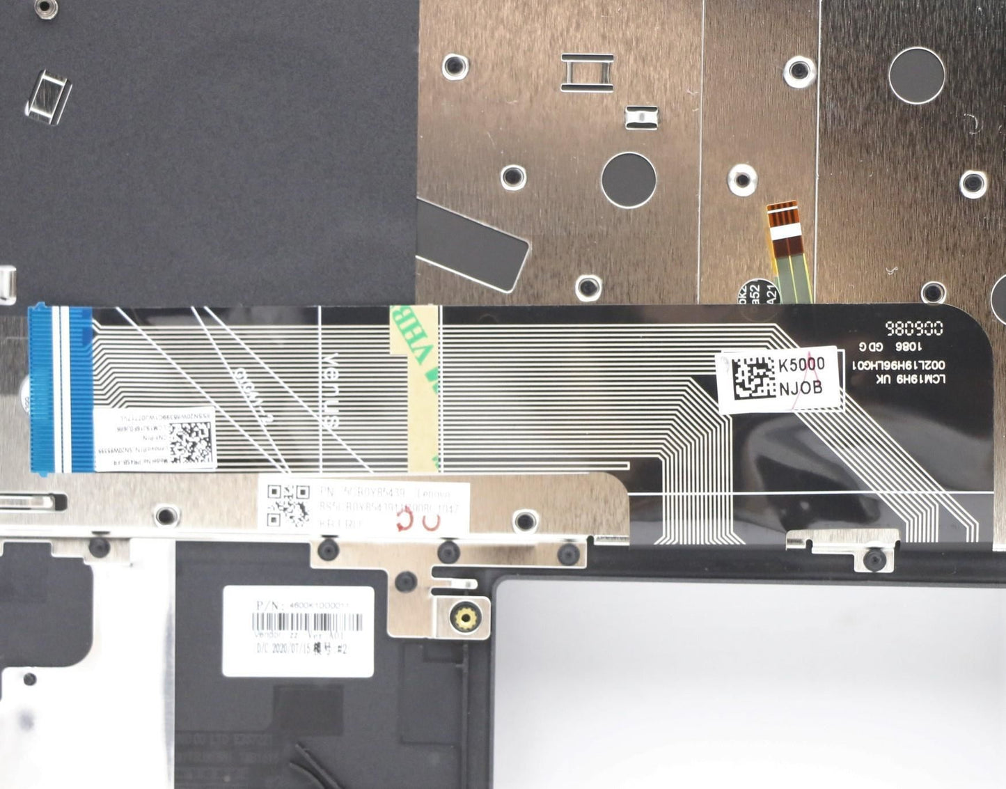 Lenovo Flex 5-14IIL05 5-14ARE05 Keyboard Palmrest Top Cover French 5CB0Y85439