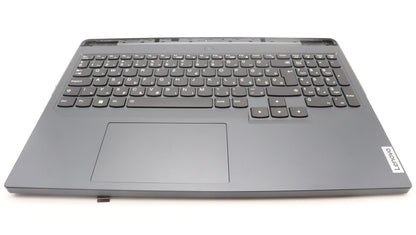 Lenovo Legion 5 16ARX8 Palmrest Cover Touchpad Keyboard Hungarian 5CB1L54631