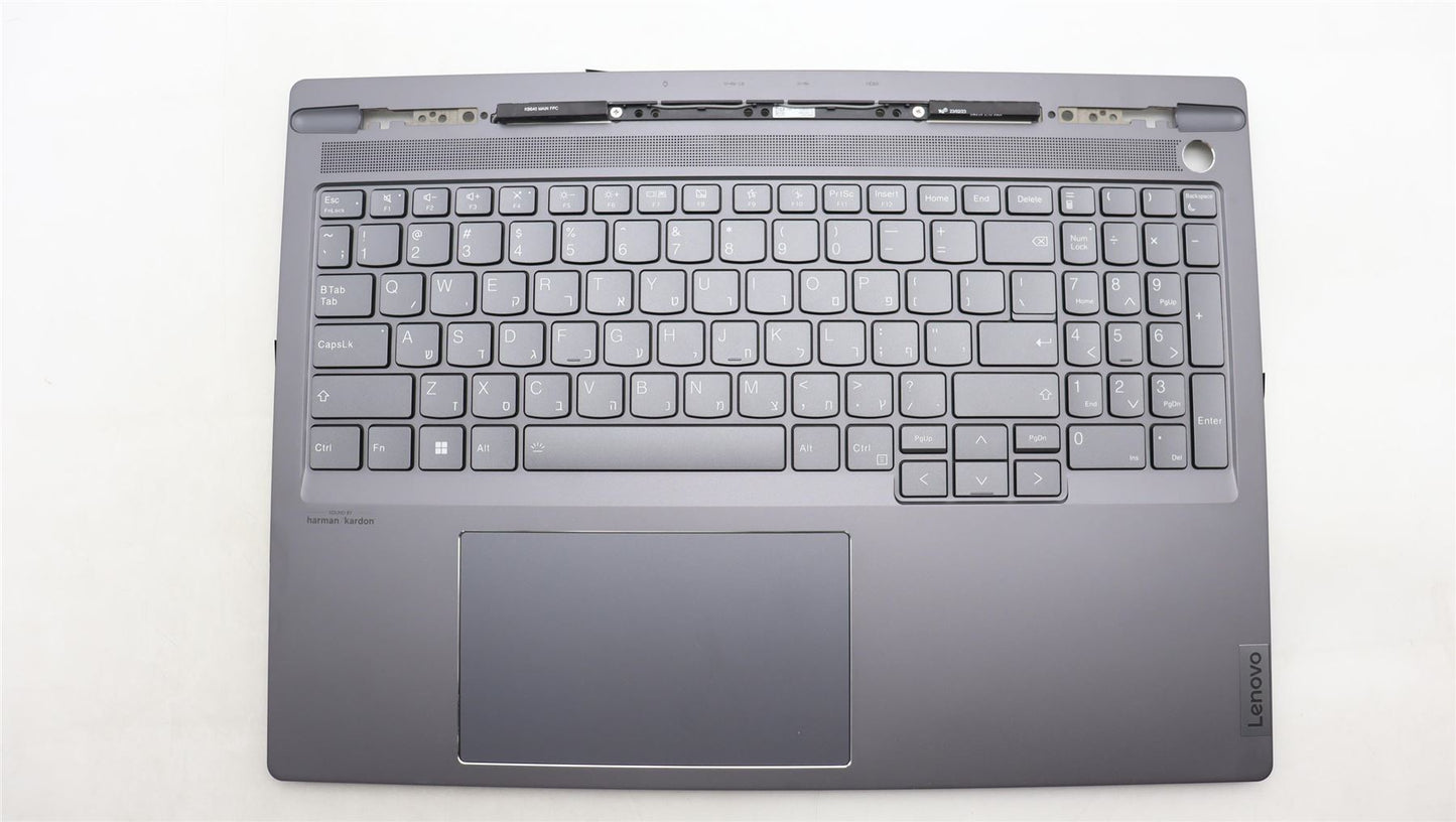 Lenovo ThinkBook 16p G4 IRH Palmrest Cover Touchpad Keyboard Hebrew 5CB1L68944