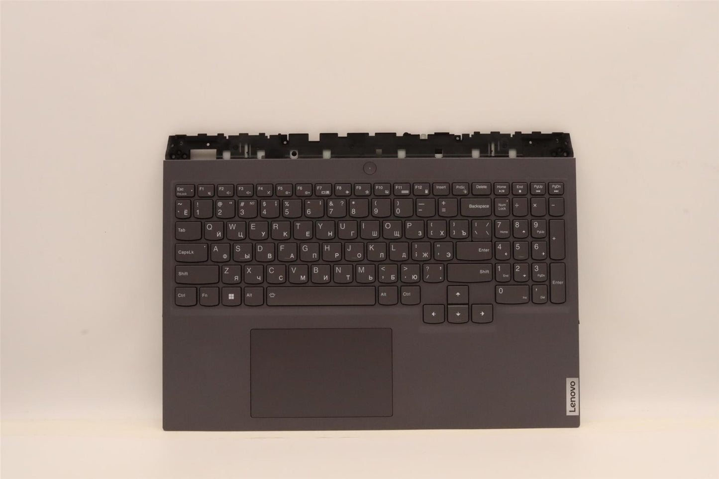 Lenovo 5 16ARH7H Palmrest Cover Touchpad Keyboard Russian Storm Grey 5CB1H71021