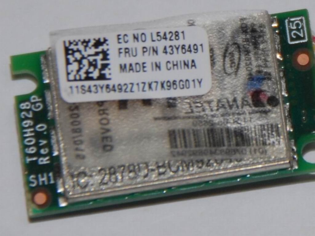 Lenovo Fcn BCM92046 BT2.1 EDR U DT BT Bluetooth 2.1 Flash Board 20002305