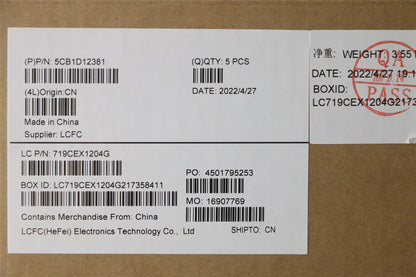 Lenovo Upper Case ASM_SPA L82JK SG BU 5CB1D12381
