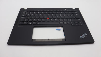 Lenovo ThinkPad X13 Gen 4 Keyboard Palmrest Top Cover Black Backlit 5M11H94505