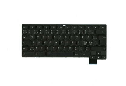 Genuine Lenovo ThinkPad 13 ChromeBook Keyboard Swedish / Finnish Black 01AX692