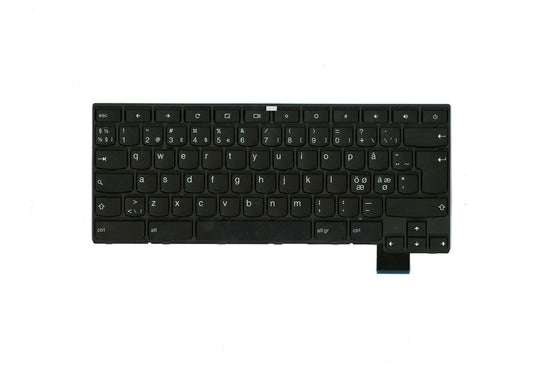 Genuine Lenovo ThinkPad 13 ChromeBook Keyboard Swedish / Finnish Black 01AX692