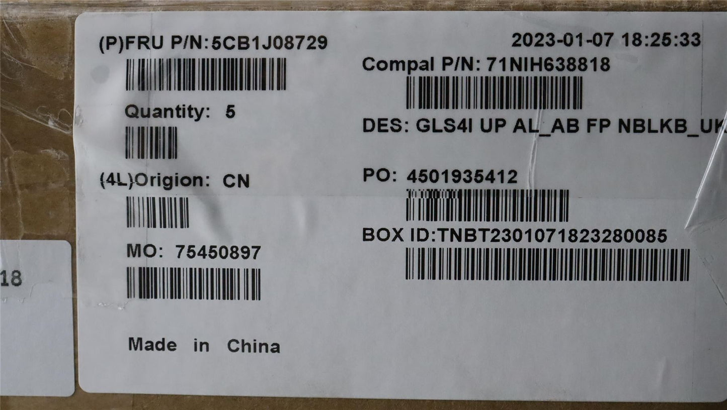 Lenovo UpperCaseASM_UKE C82SD ALAB FPNBL 5CB1J08729