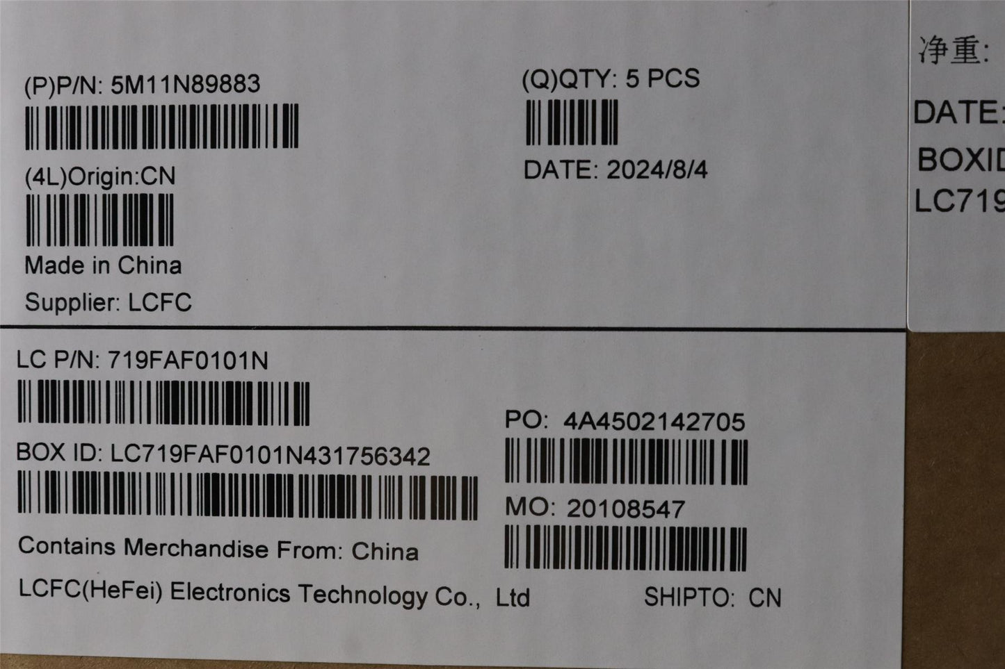 Lenovo MECH_ASM BL KB BK ITA PMX 5M11N89885