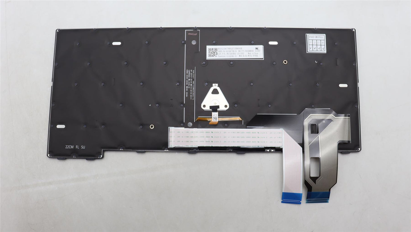 Lenovo ThinkPad T14 Gen 3 L14 Gen 4 T14 Gen 4 Tastatur Estnisch Schwarz 5N21D68266