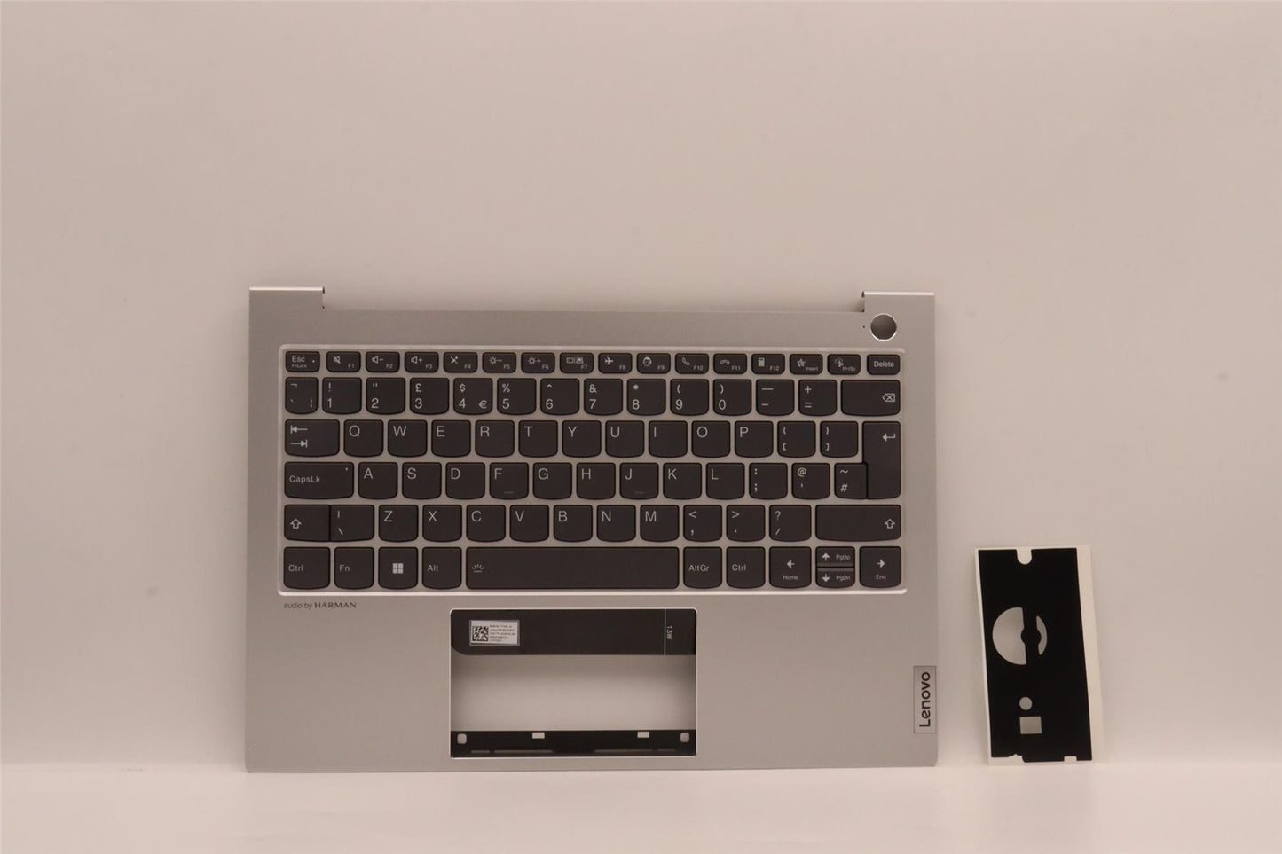 Lenovo ThinkBook 13s G4 IAP Keyboard Palmrest Top Cover UK Cloud Grey 5CB1H18306