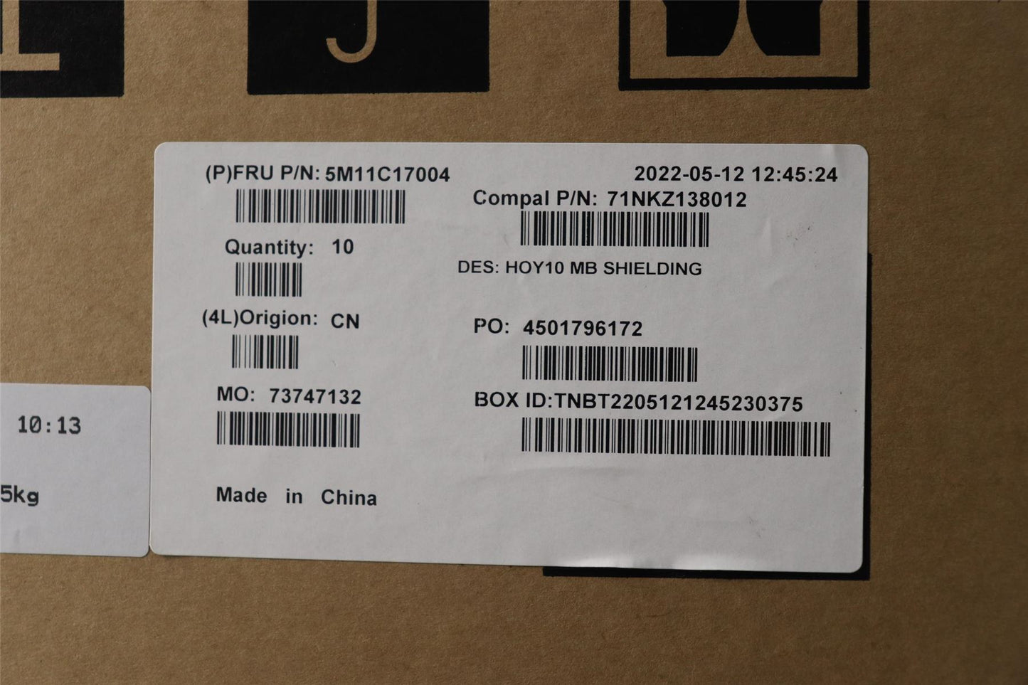 Lenovo MECH_ASM MB_SHIELDING_IAP,AIO 3 22 5M11C17004