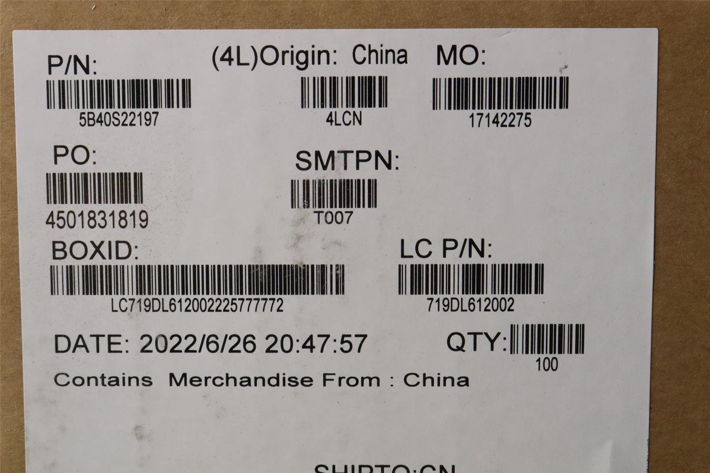 Lenovo Bracket L 82TL TYPE_C 5B40S22197