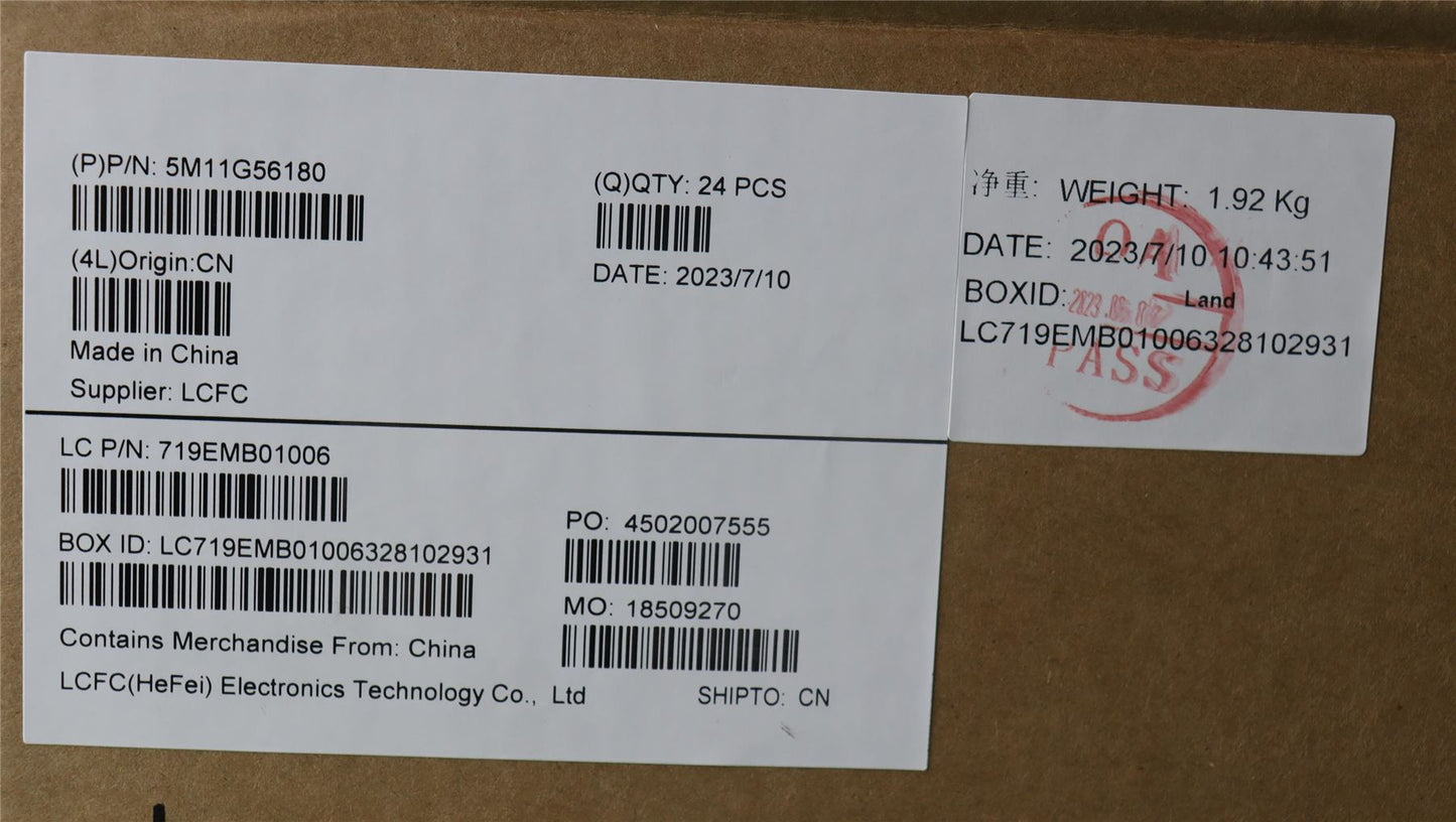 Lenovo ThinkPad T14s Gen 4 X13 Gen 4 Trackpad Touchpad Black 5M11G56180