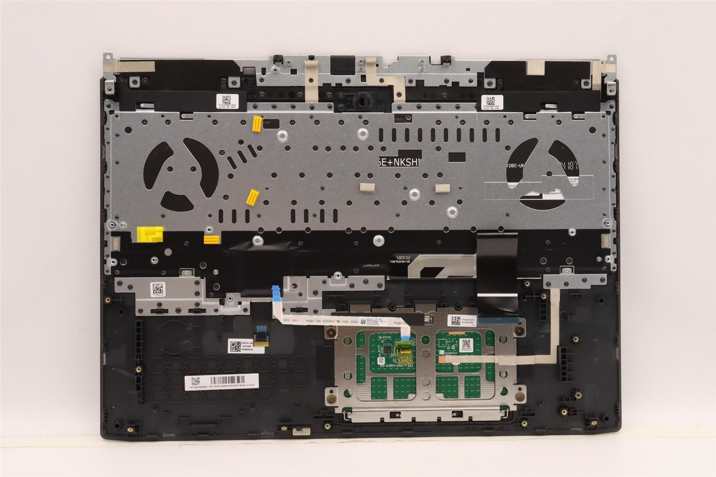 Lenovo IdeaPad 3 16IAH7 Palmrest Cover Touchpad Keyboard Nordic Black 5CB1J09594