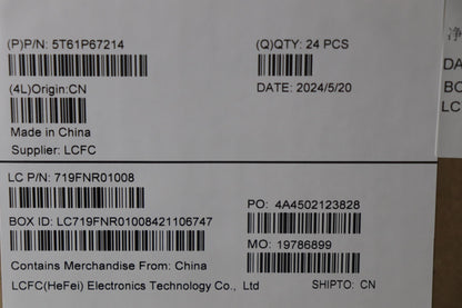 Lenovo CS22_3+2bCP,Glass like Mylar,Goodix PCB,Black,Non-NFC,SOVP&MP,Chicony NFC Goodix Chicony Board 5T61P67214