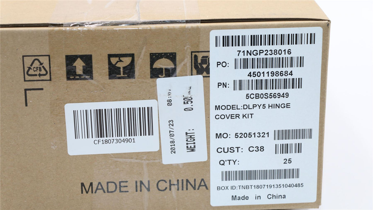 Lenovo Legion Y730-15ICH Hinge Cap Strip Trim Cover Grey 5CB0S56949