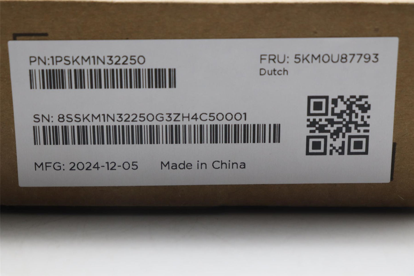 Lenovo KYB_MOUSE G-T Eos3 2.4G KM BLK Dutch 5KM0U87793