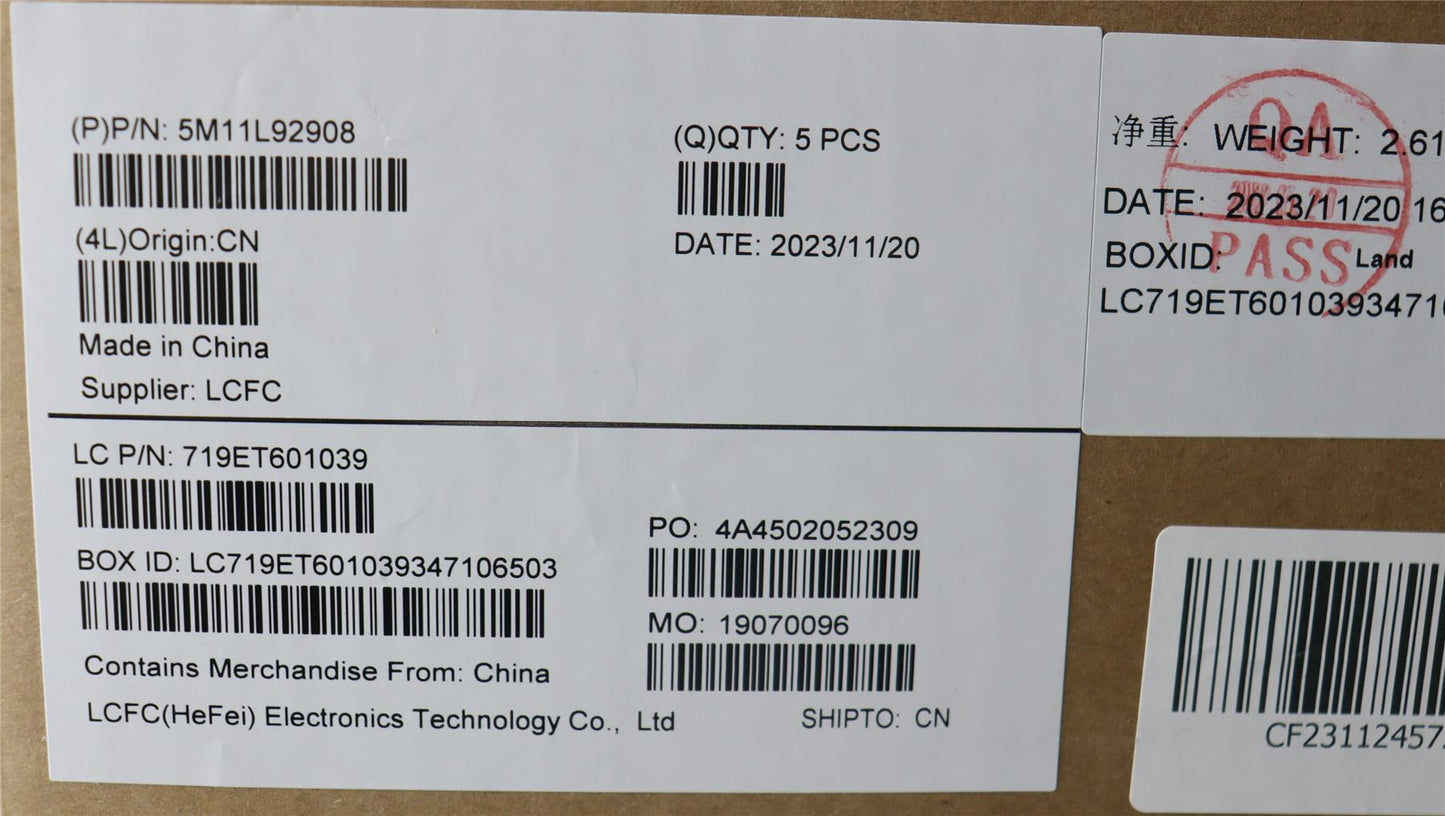 Lenovo ThinkPad T14s Gen 4 Palmrest Cover Keyboard Slovenian Black 5M11L92908