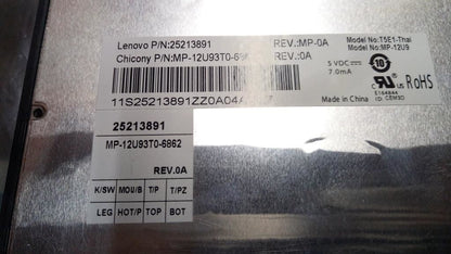 Lenovo T5E1-CCY-THA-BlackKeyGreyF-KBD Thai Keyboard 25213891