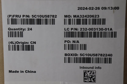 Lenovo FRU Intrusion I/O Cable 5C10U58782