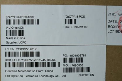 Lenovo IdeaPad 3 14IAU7 Palmrest Cover Touchpad Keyboard UK 5CB1H41297