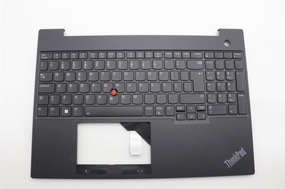 Lenovo ThinkPad E16 Gen 1 Palmrest Cover Keyboard Portuguese Black 5M11H94891