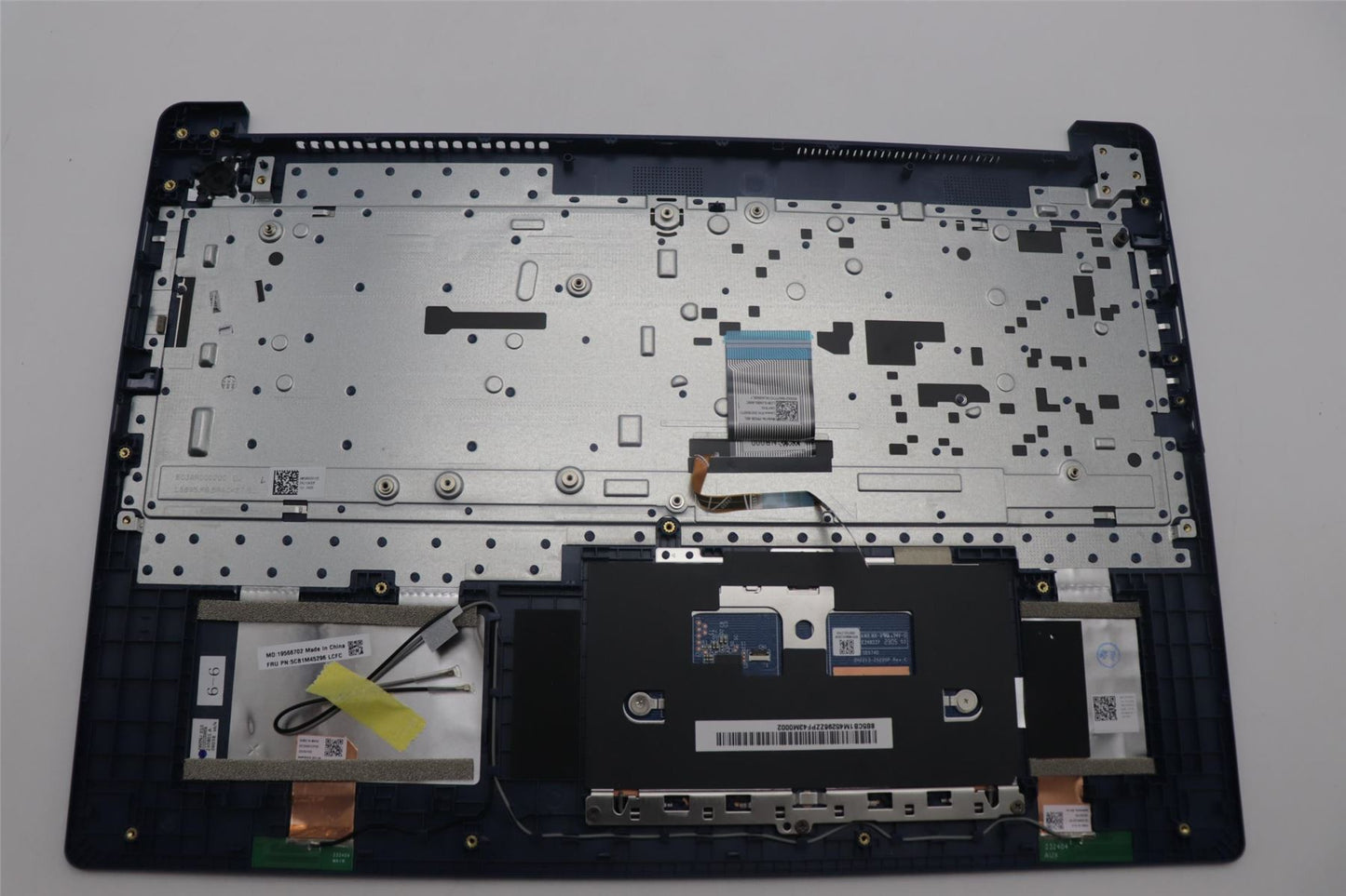 Lenovo IdeaPad 3 16IAH8 Palmrest Cover Touchpad Keyboard Belgian 5CB1M45296