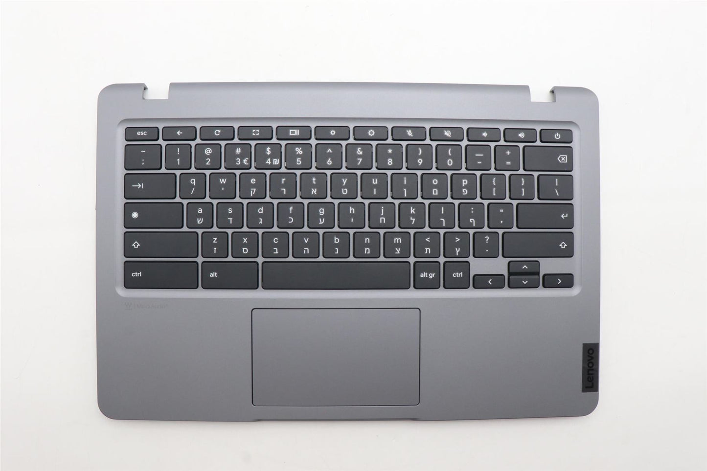 Lenovo 14e Gen3 Keyboard Palmrest Top Cover Hebrew Black 5M11H61820