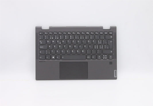 Lenovo Yoga C640-13IML LTE Palmrest Cover Touchpad Keyboard Swiss 5CB0W43810