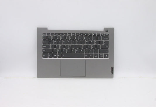 Lenovo ThinkBook 14 G2 ITL Palmrest Cover Touchpad Keyboard US Grey 5CB1B33742