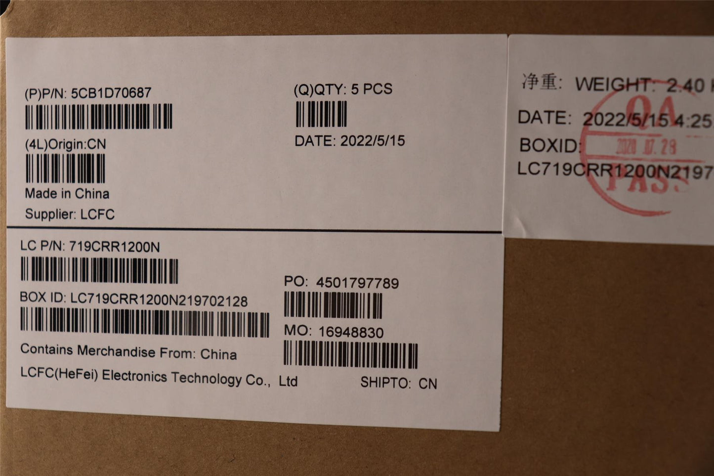 Lenovo Upper Case ASM_POR L82L0 CGY 5CB1D70687