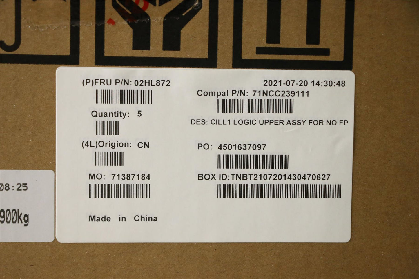 Lenovo MECH_ASM KBD Bezel ASM for noFPR,LNV Re 02HL872