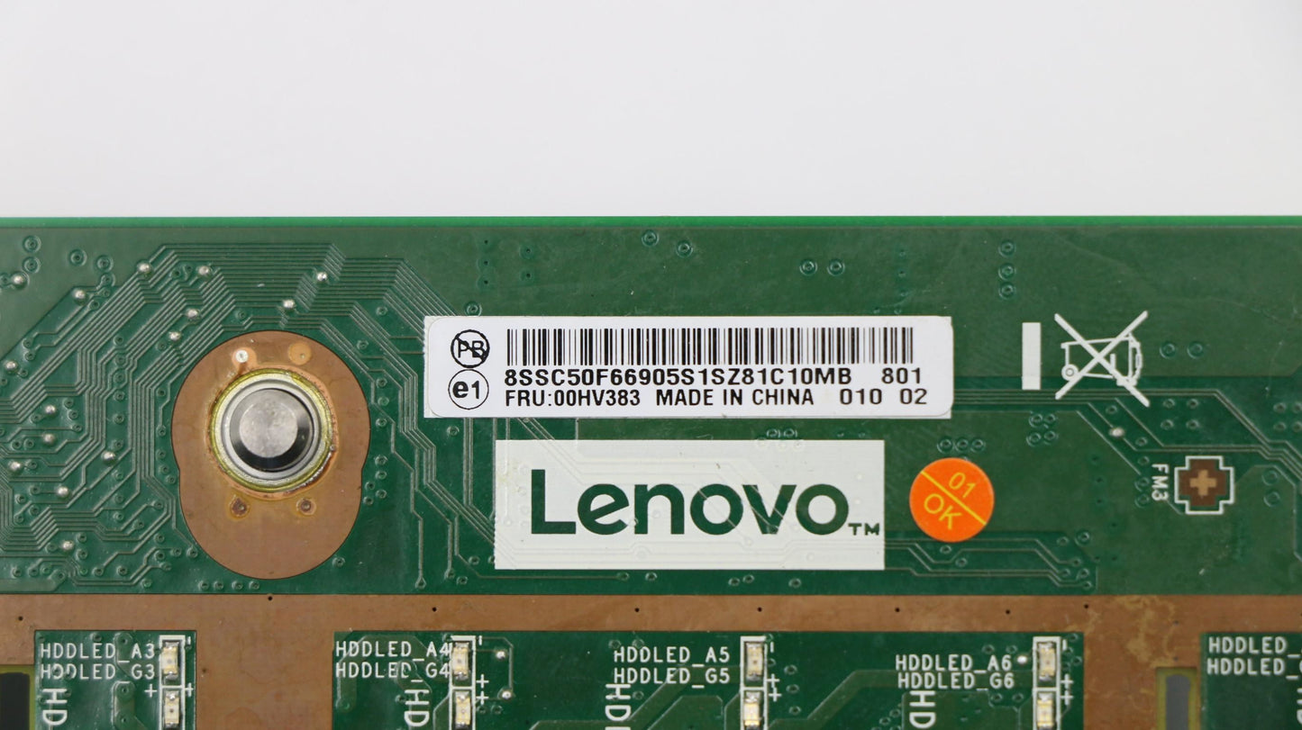 Lenovo TS450 2.5x8 HBP MSI Rev1.0 x8 Board 00HV383