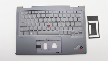 Lenovo ThinkPad X1 7th Gen Keyboard Palmrest Top Cover Arabic Grey 5M11H45766