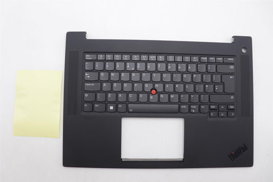 Lenovo ThinkPad P1 Gen 6 Palmrest Cover Keyboard UK Europe Black 5M11L88805