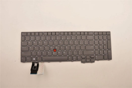 Lenovo ThinkPad T16 Gen 1 P16s Gen 1 Keyboard US Grey Backlit 5N21D93876