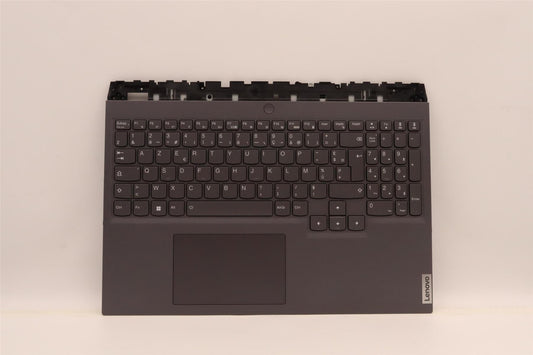 Lenovo 5 16ARH7H Palmrest Cover Touchpad Keyboard French Storm Grey 5CB1H71048