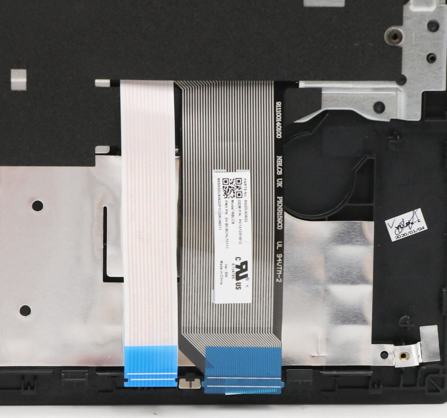 Lenovo MECH_ASM BL KB W C Cover ASM SWS BLK UK 5M10V17058