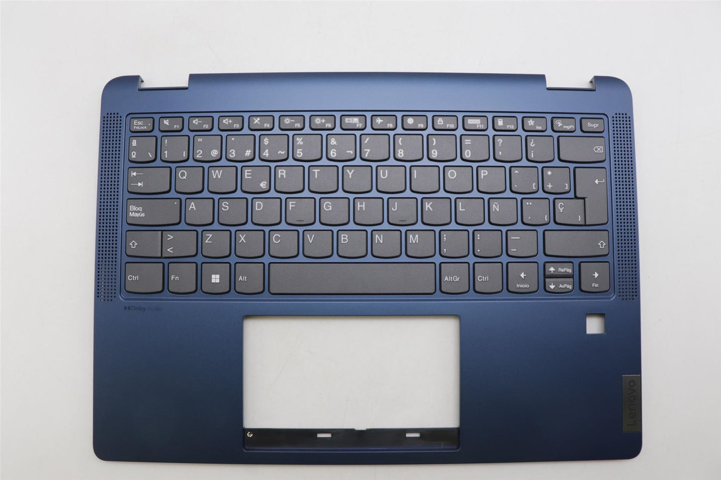 Lenovo IdeaPad 5 14IRU8 Keyboard Palmrest Top Cover Spanish Blue 5CB1L30628